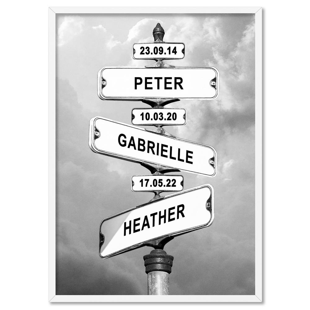 Street Sign Personalised