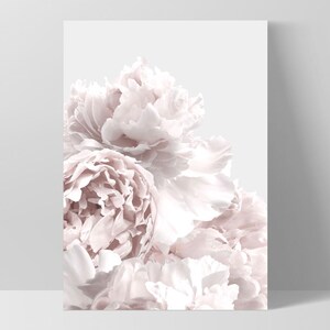 Peony Art Print Poster. Neutral Tones. Peonies Photo. Ready to Hang or Canvas. Modern Floral Art Print, Perfect for Bedroom | PLT-60 afbeelding 6