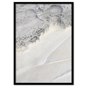 Coastal Art Print. Scandi Modern Poster or Wall Art. Rock Face Cliff Photography. Ready to Hang or Unframed. Print and Proper | ESK-08 image 5