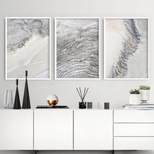 Coastal Art Print. Scandi Modern Poster or Wall Art. Rock Face Cliff Photography. Ready to Hang or Unframed. Print and Proper | ESK-08 image 3