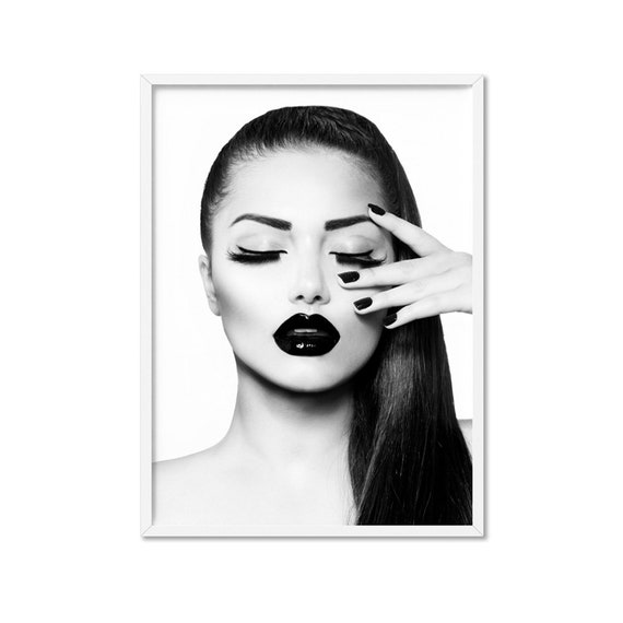 Fashion Photography Print, Black & White Poster