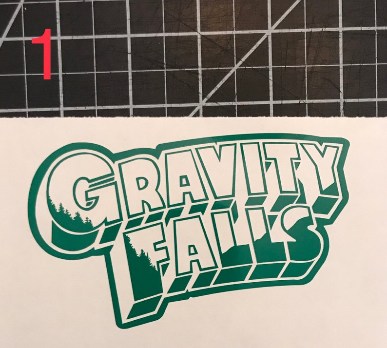 Gravity falls logo vinyl sticker decal Etsy