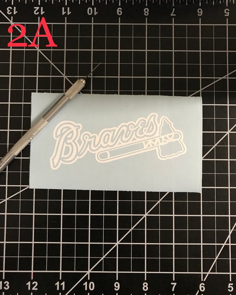 Atlanta Braves vinyl sticker