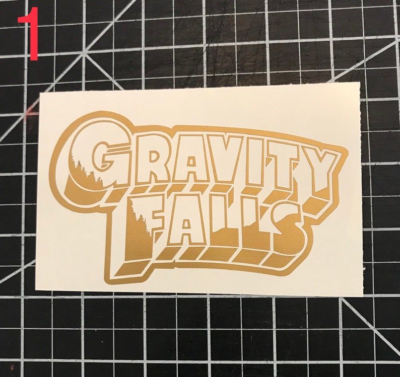 Gravity falls logo vinyl sticker decal Etsy