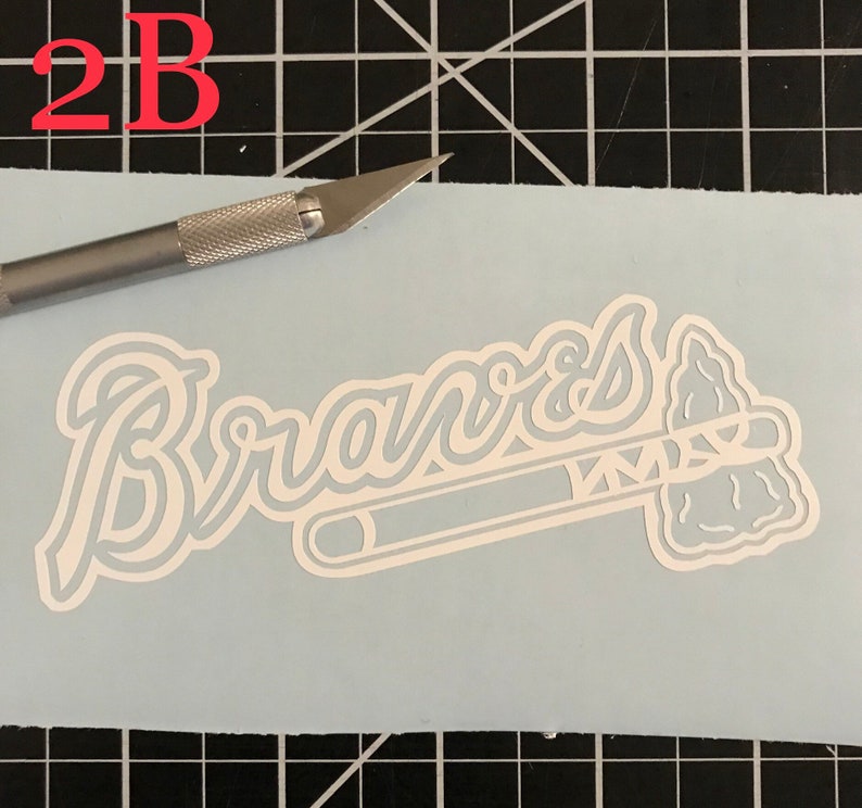 Atlanta Braves vinyl sticker
