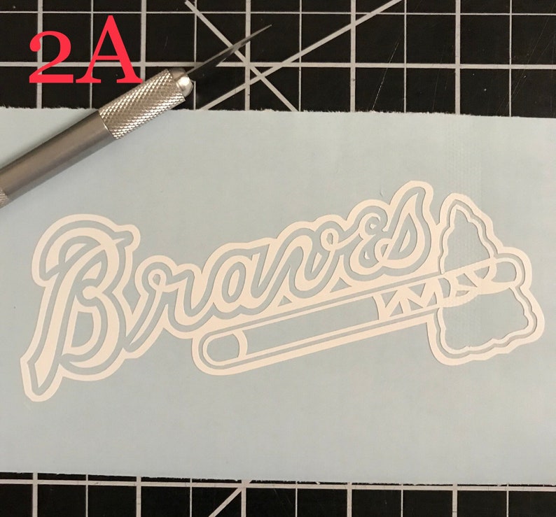Atlanta Braves vinyl sticker