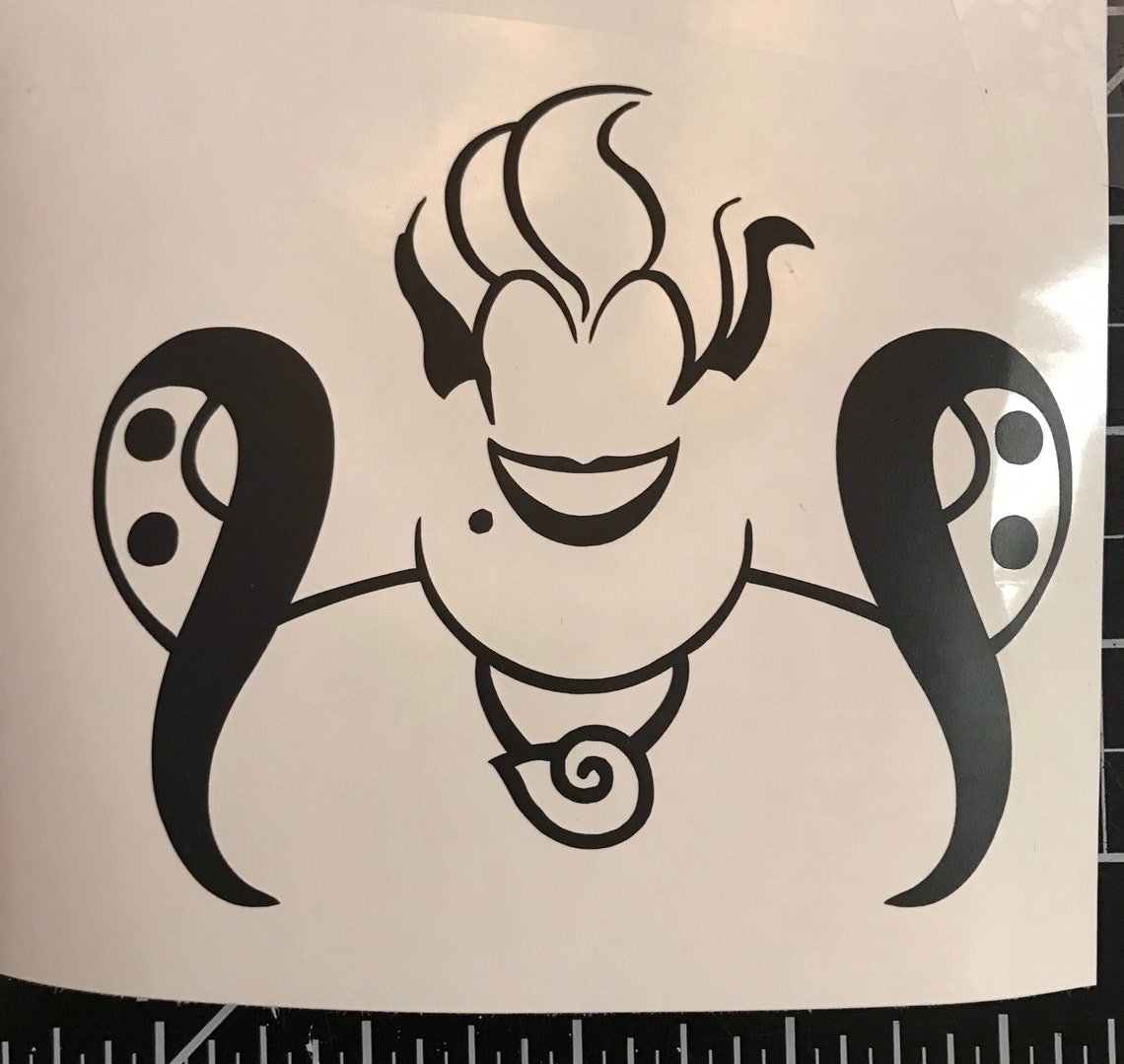 Disney villains Ursula sticker Ursula decal | Etsy