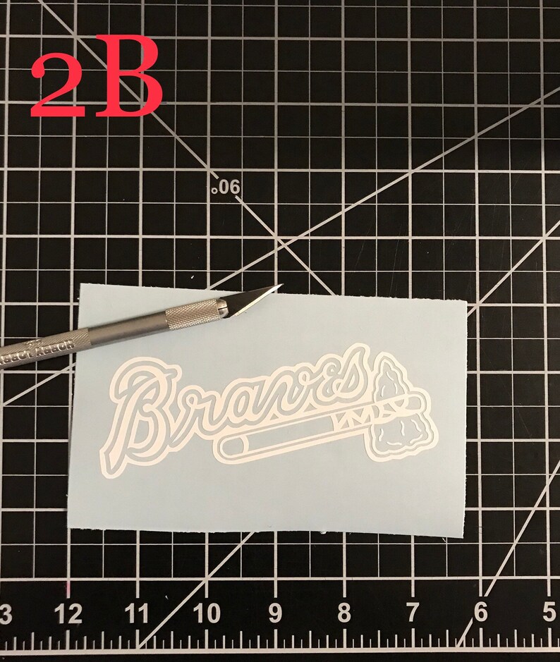 Atlanta Braves vinyl sticker