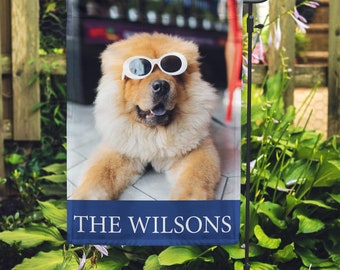 Custom Photo Garden Flag: Personalized Pet or Family Decor