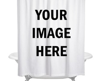 Custom Photo Shower Curtain, Picture Shower Curtain, Custom Image Bathroom, Picture Gift