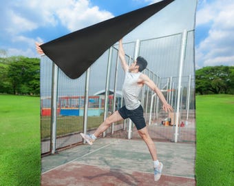 Custom Photo Stadium Fleece: Double Layer, Contrast Stitch, Stadium Sports Blanket