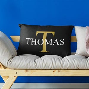 Personalized Monogram Pillow Case: Custom Microfiber Pillow