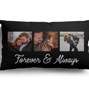 Custom Made Pillows, Personalized Lumbar Pillow, Photo Gifts, Personalized Home Deocr