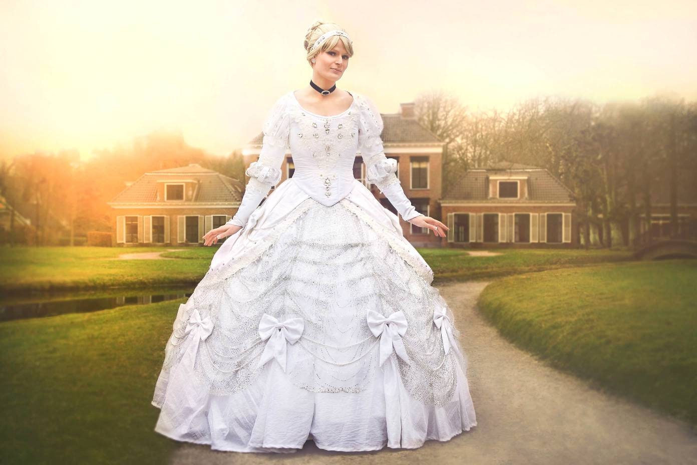 Cinderella Inspired Wedding Cosplay Couture Gown Made To Etsy