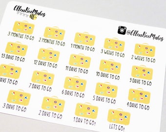 Holiday Countdown Stickers