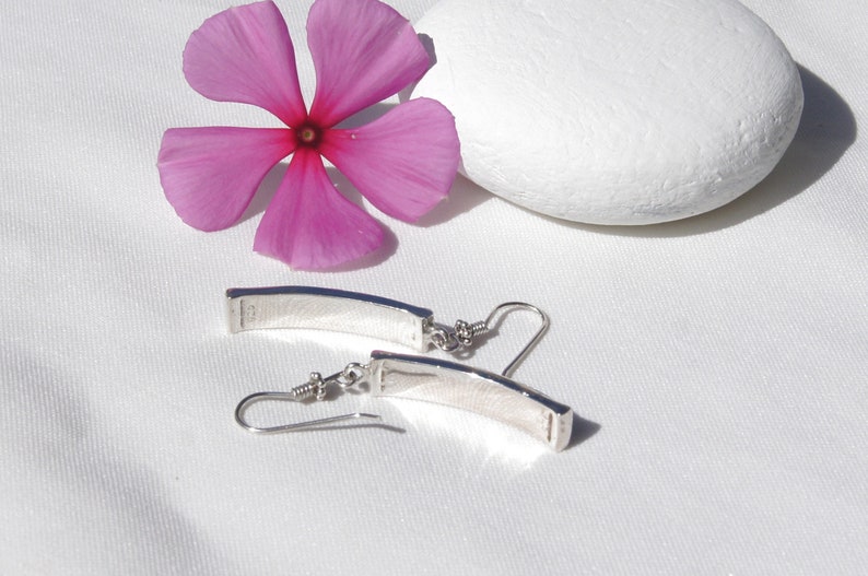 925 Silver Larimar Earrings Original And Genuine Dominican AA Marbled Rectangular Shape Larimar Stones Frenck Hooks Earrings Jewelry