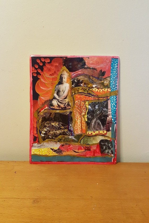 Yoga Studio Decor Yoga Art Grounding Art Original Art Etsy