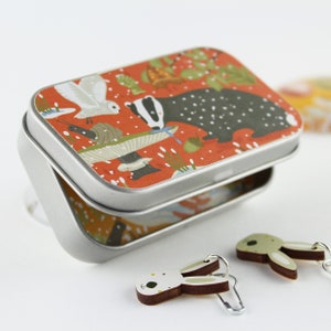 Sewing Needle Minder with Tin