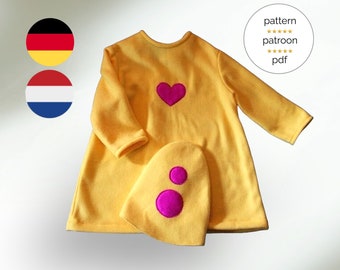 Maak zelf een Bumbapak * naaipatroon en tutorial |  pdf downloaden en beginnen | Naaipatroon Bumbapak voor kinderen van ca. 1 1/2 - 4 jaar