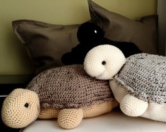 Turtle trio crochet patterns
