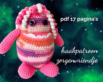 CARING FRIEND modèle de crochet / tutoriel | modèle pour une peluche dans laquelle les enfants peuvent exprimer leurs inquiétudes | | voir aussi les 3 autres variantes