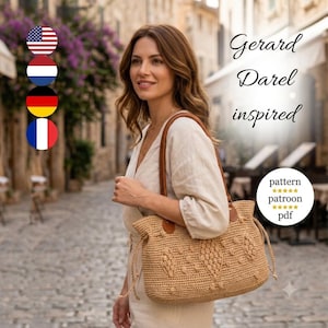 Häkelmuster für eine Tasche – DIY-Tasche mit Polka-Dots, inspiriert von Gerard Darel, Schritt-für-Schritt-Anleitung mit Fotos für eine Designerhandtasche, die Boho-Bubble-Bag.