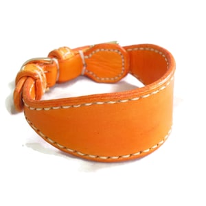 Leather  greyhound collar, iggy collar, Italian greyhound collar 1.5&quot; to 2&quot; wide