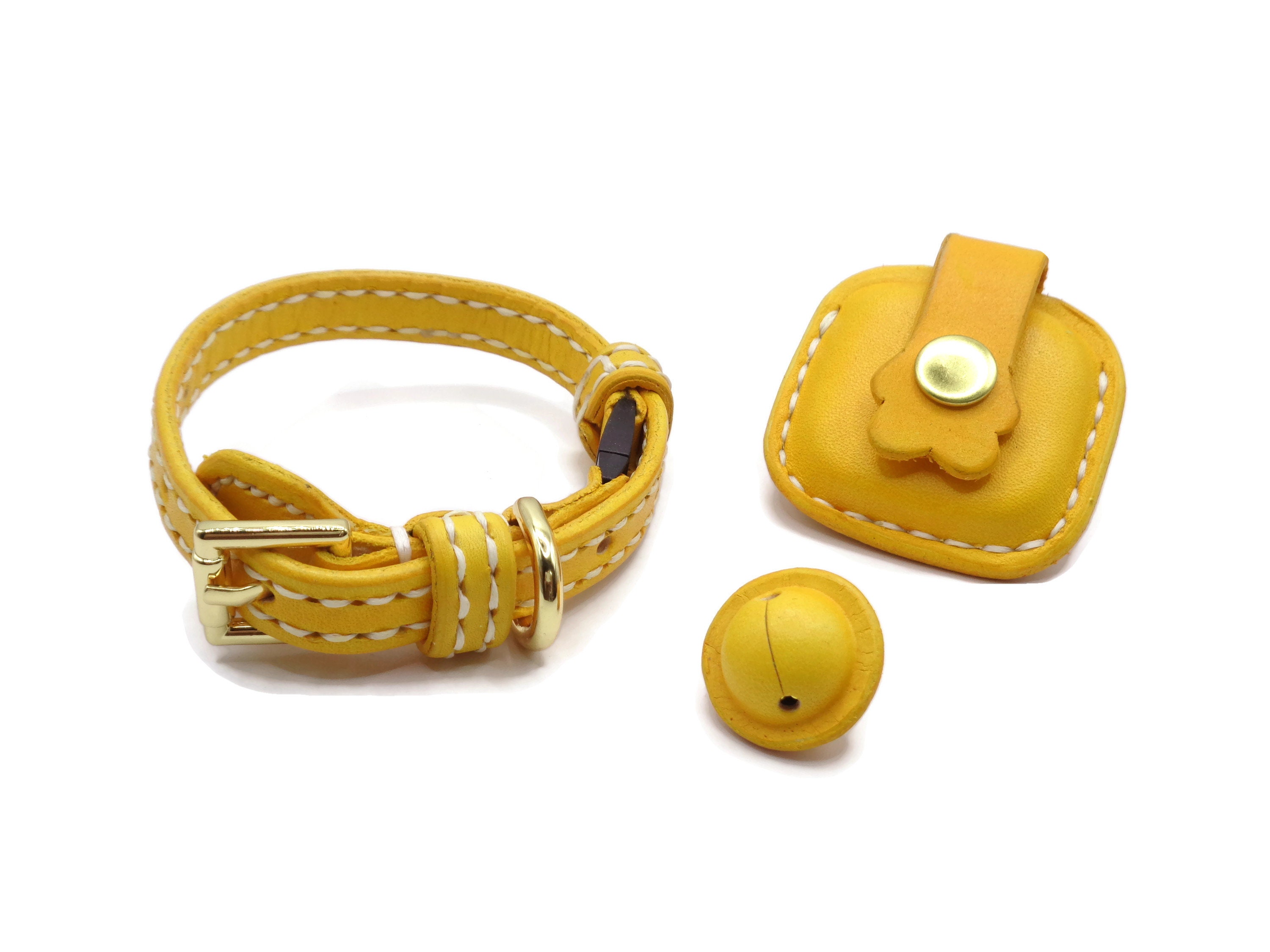 Niedliches Katzenhalsband Mit Hühner-Anhänger & Glöckchen – Verstellbar 20–30 Cm