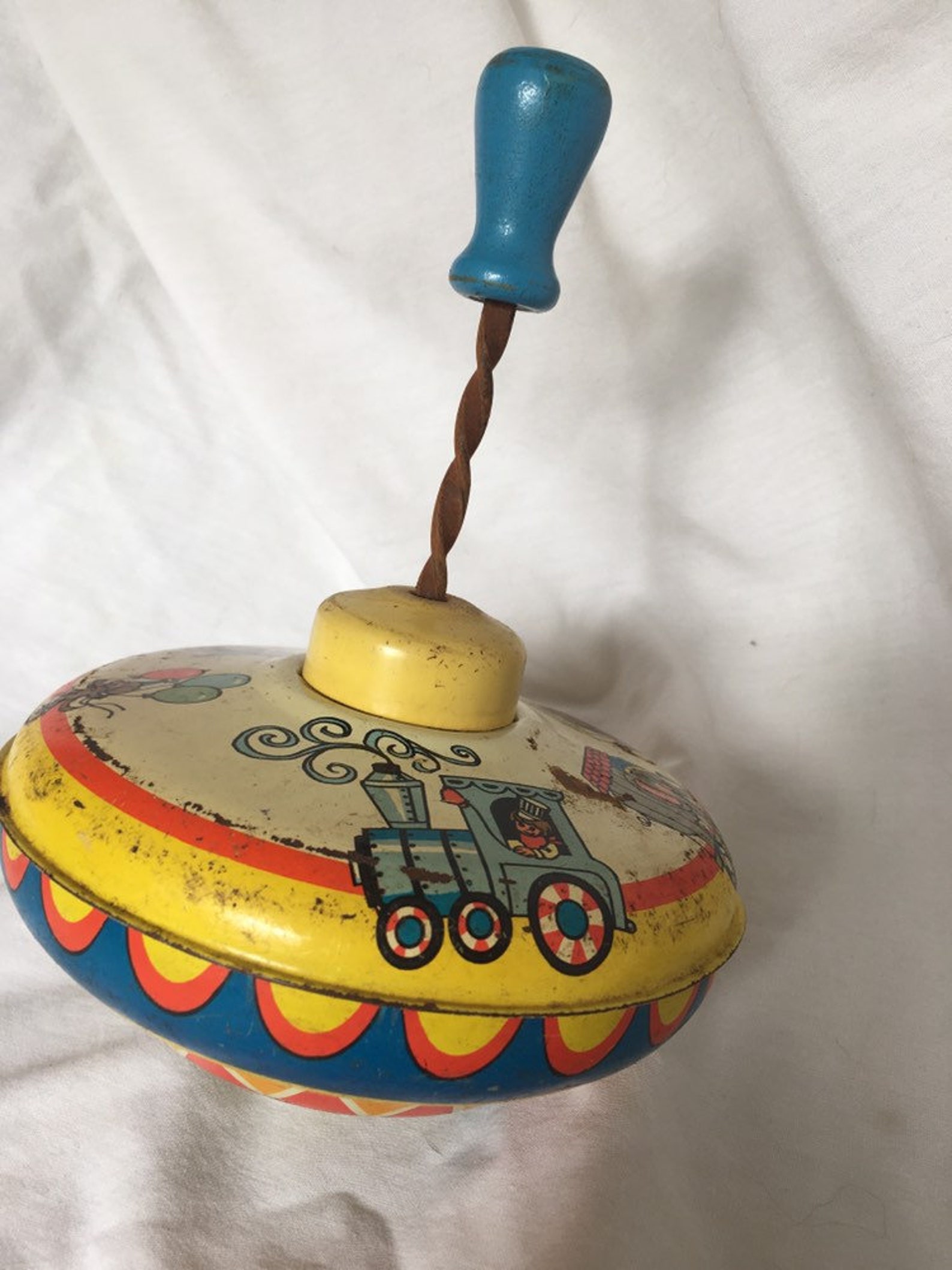 Vintage Toy Top Etsy