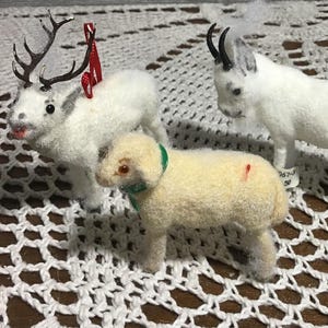 Wagner Kunstlerschutz Flocked Animals - Etsy Canada