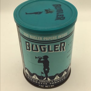 can of bugler tobacco Original Cigarette Pouch 6 OZ SKU Bugler Can 6oz- Original