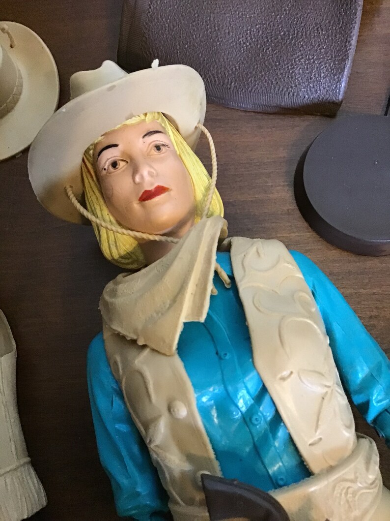 Vintage Marx Jane West/johnny West1960s Action Figure Etsy