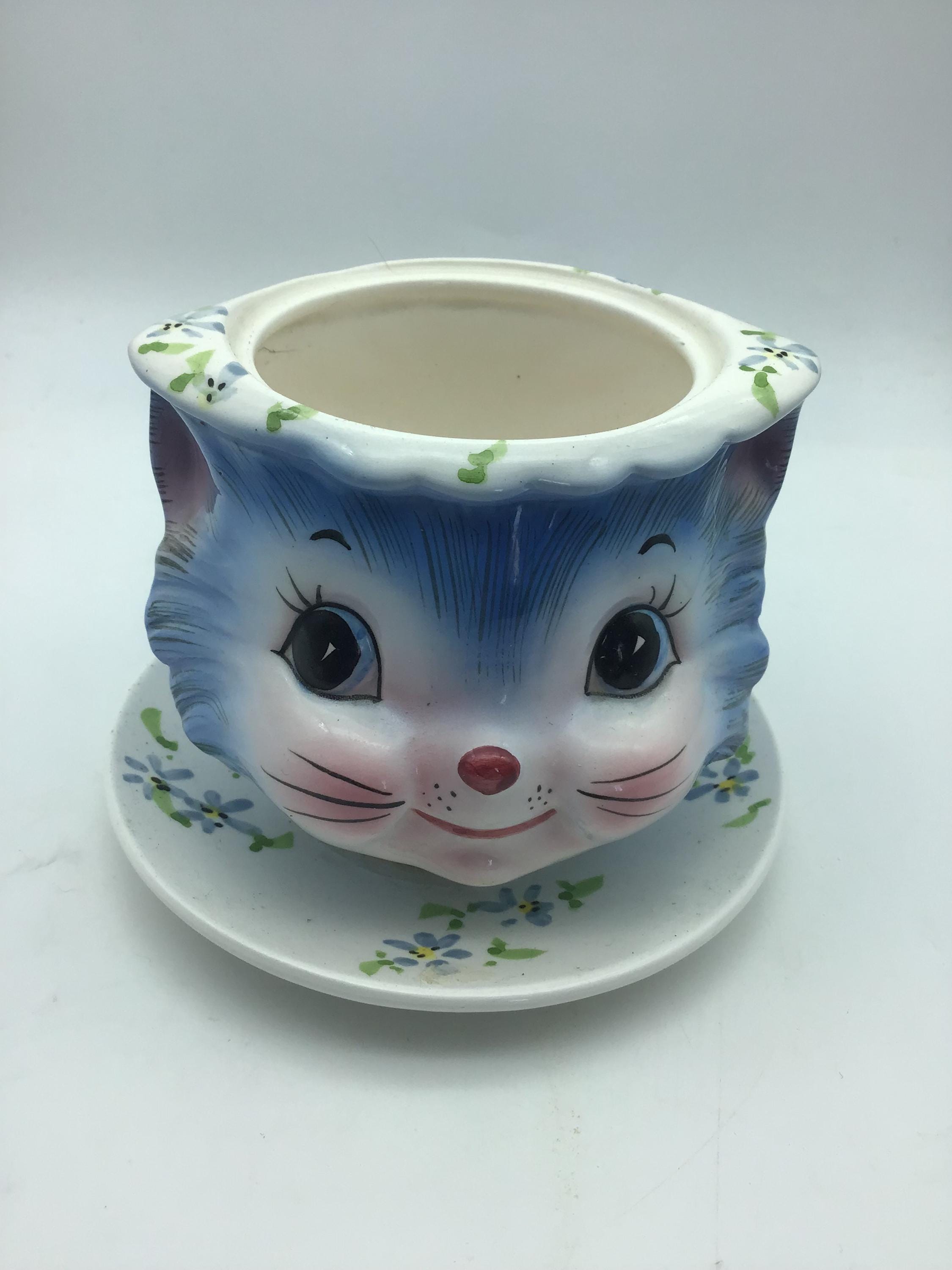 Lefton Miss Priss Jam Jar, # 1515,ESD-1950’s Kitsch, made in Japan, missing lid