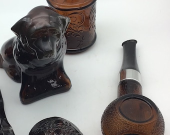 Vintage Avon Cologne Bottles, sea turtles,dog,pipe, oil/vinegar bottlr