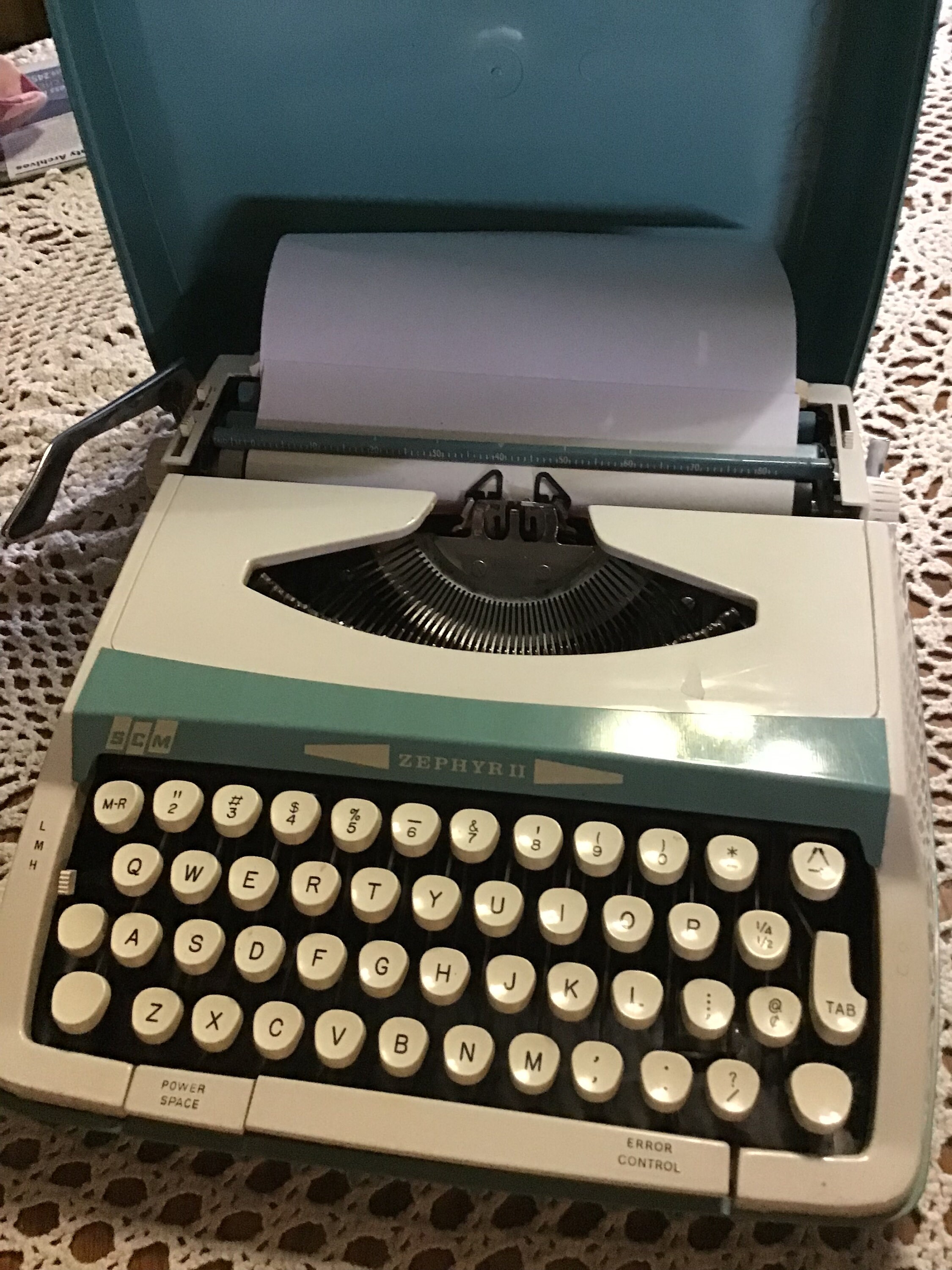 Smith Corona Zephyr 11,manual Portable Typewriter, Vintage