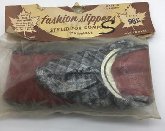 NOS Modne Kapcie, Damskie Małe Kapcie Podróżne, Baleriny, Składane Kapcie