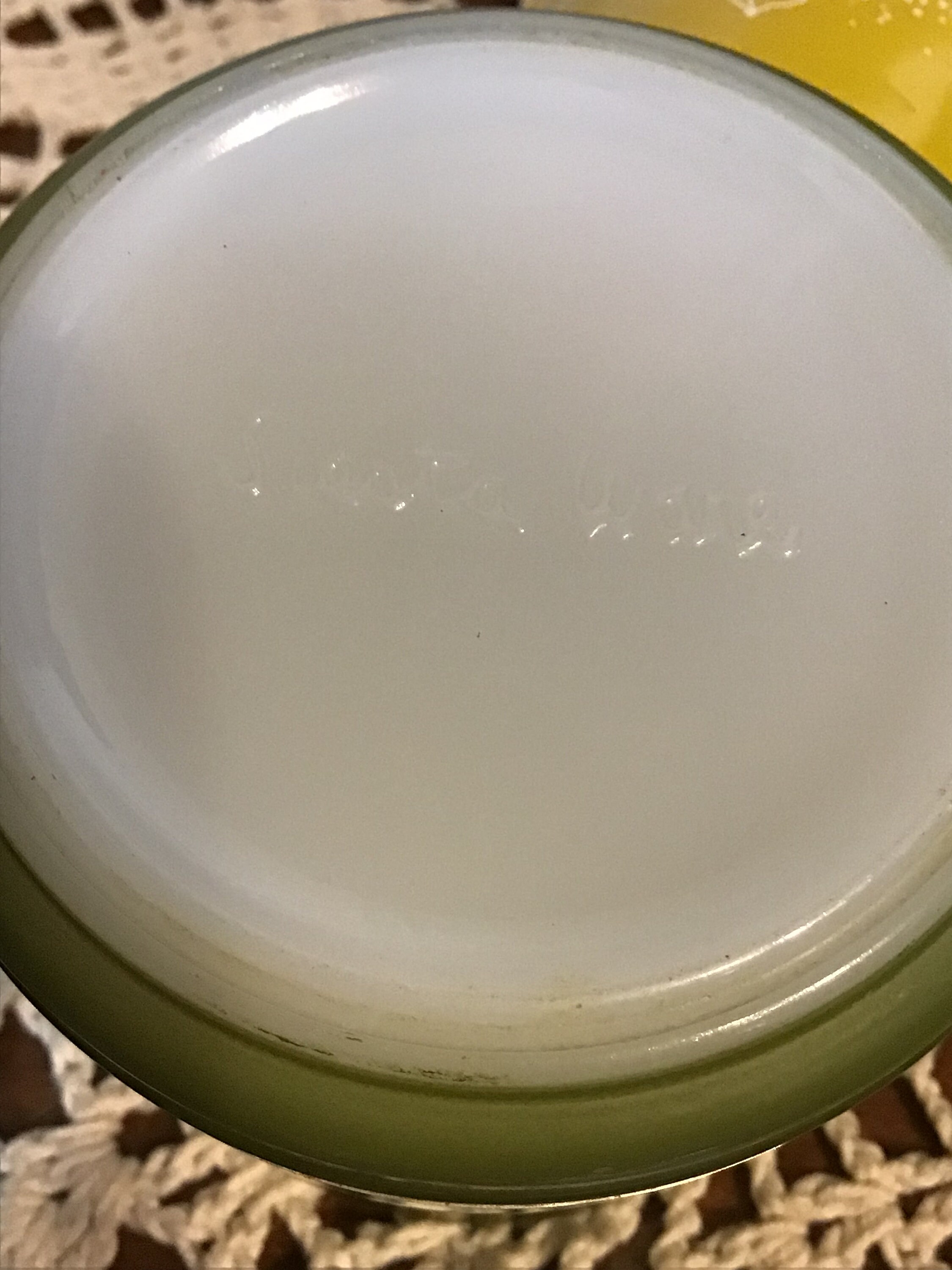 Vintage Siesta Ware Smug Coffee Mugs,farmhouse Scene Milkglass Mugs ...