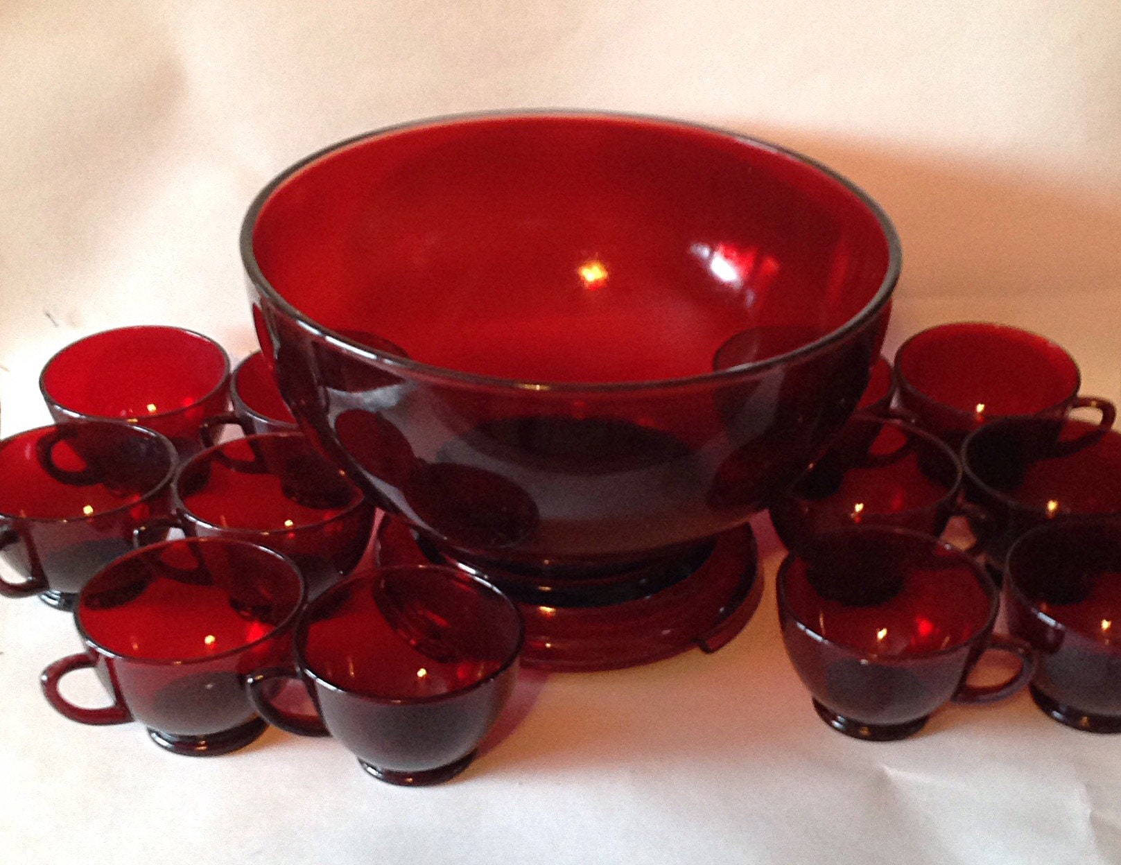 Anchor hocking punch bowls - Etsy 日本