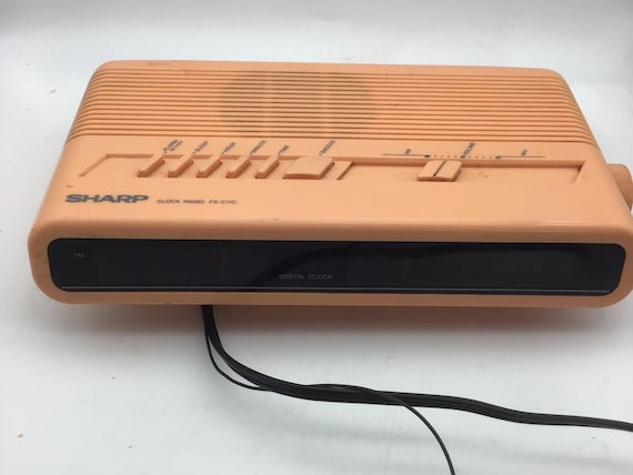 レトロ　ラジオ　SHARP MODEL FXC-39J レトロ ラジオ SHARP MODEL FXC-39J Digital Clock Radio FXC-39 Radio