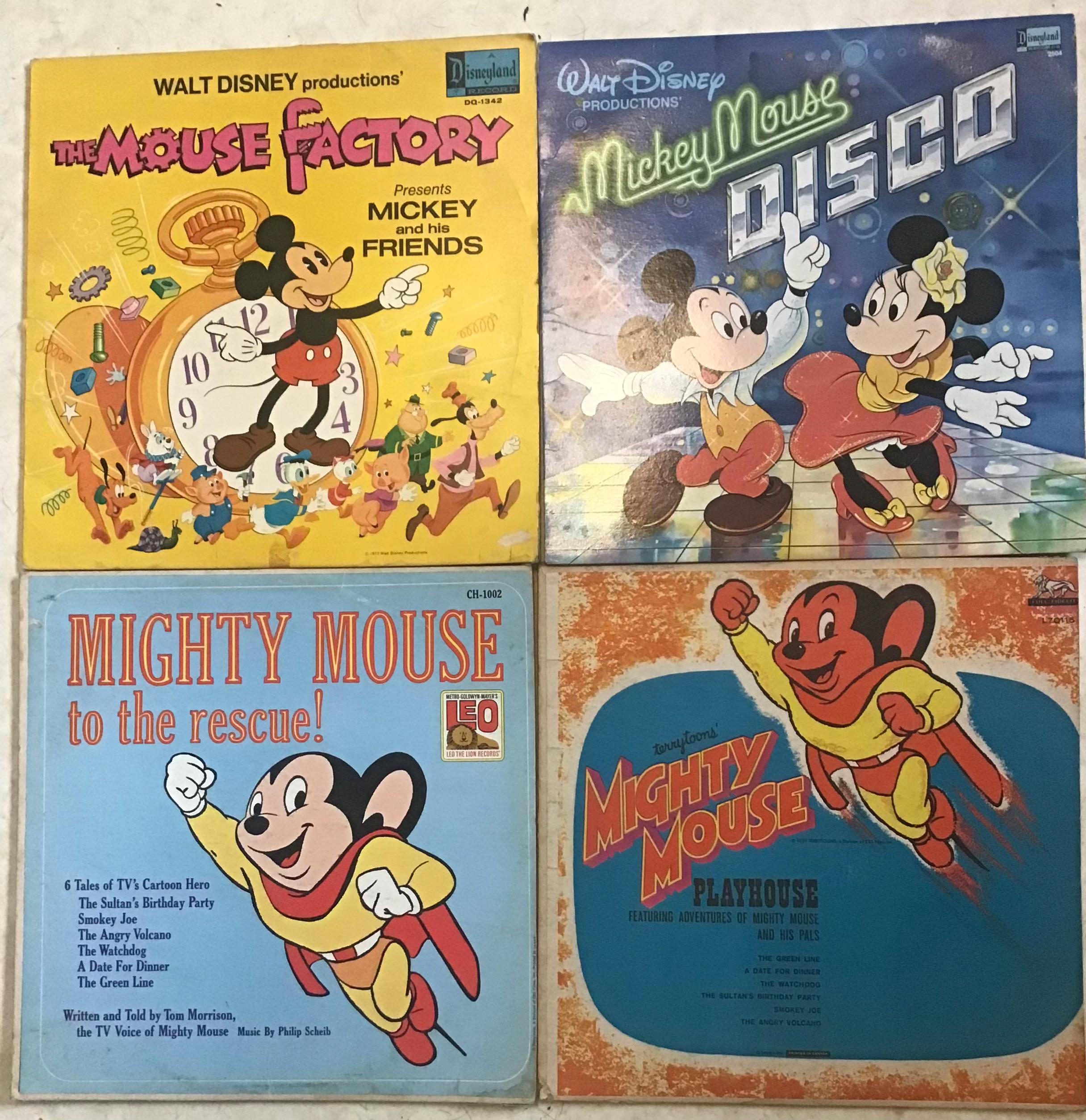 ヴィンテージレコードアルバム、マイティマウス、ミッキーマウス
