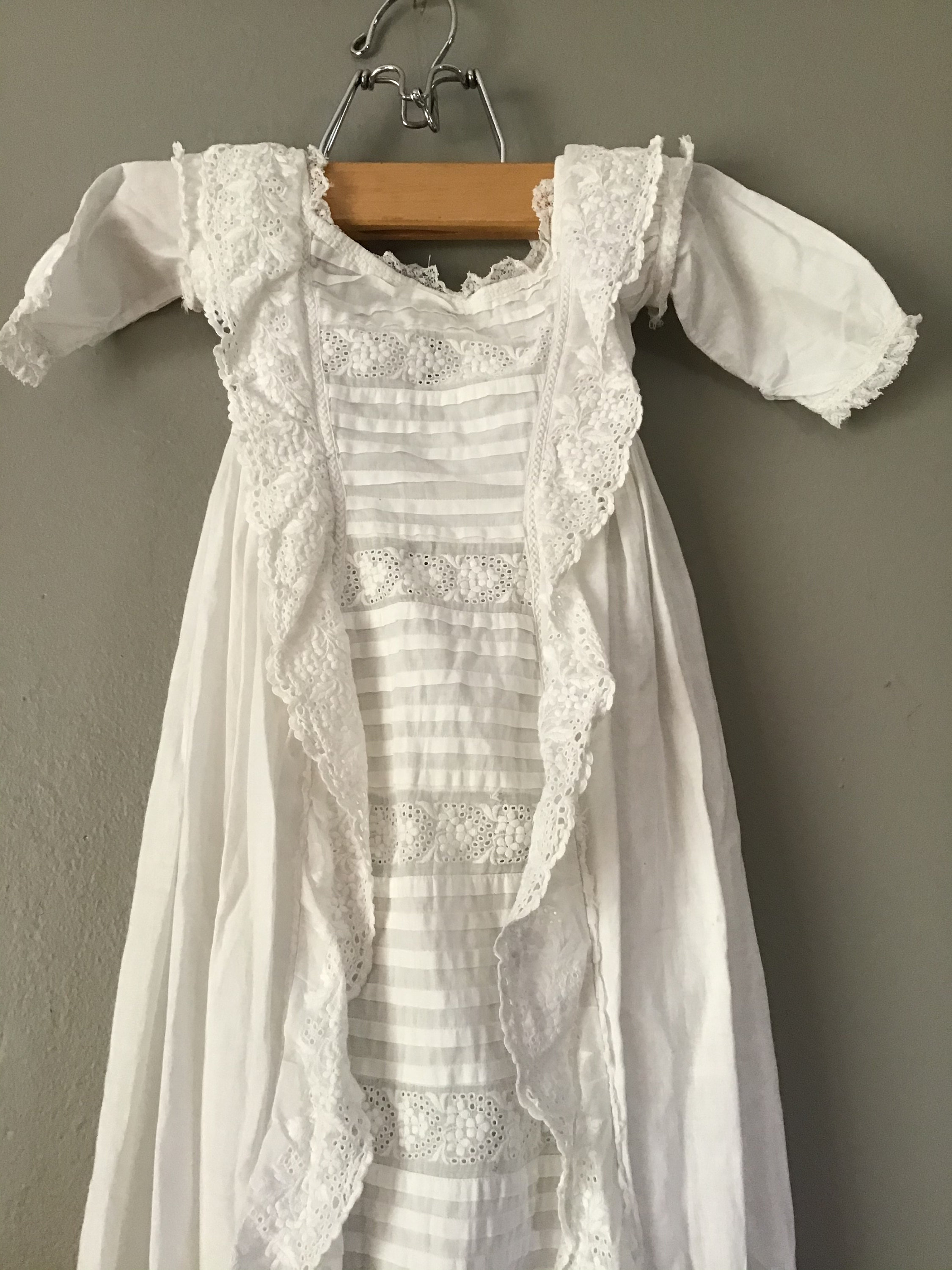 Vintage Christening Gown Long Victorian era Baptism Dress | Etsy