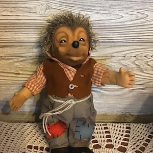 Steiff Mecki Doll, Vintage Steiff Hedgehog,German doll,
