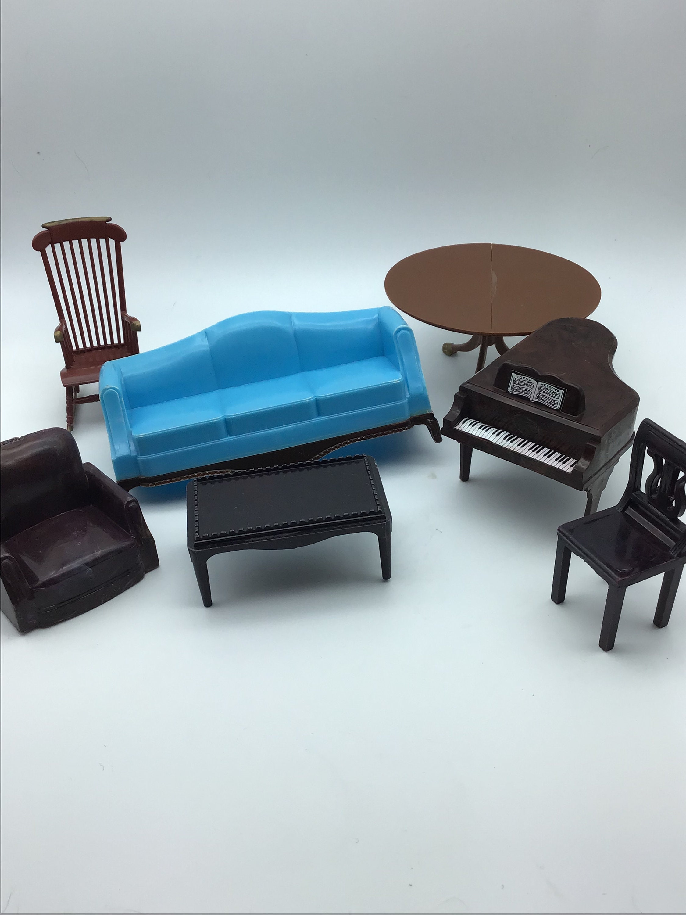 Vintage Plasco and Marx Dollhouse Furnitureplastic Doll House Etsy