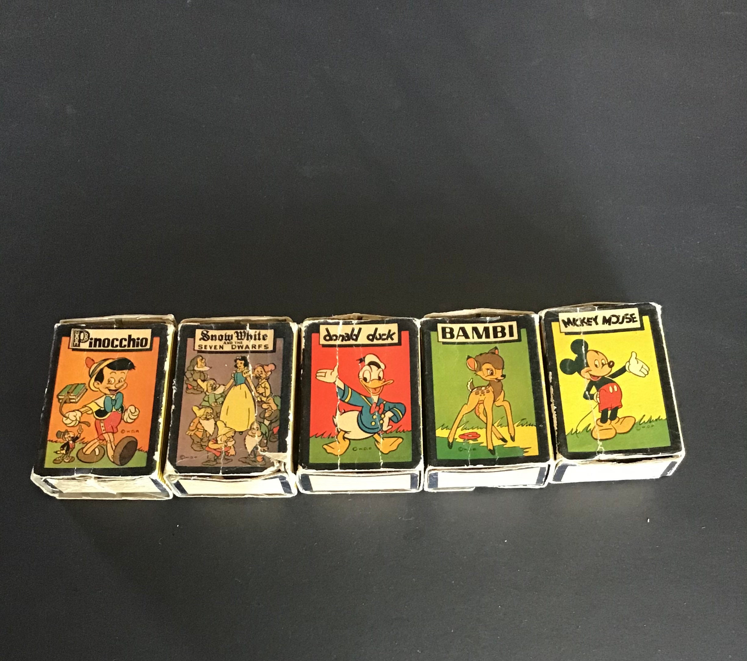 1940'smickey Mouse Card Games,mini Cards, Collectible Disney