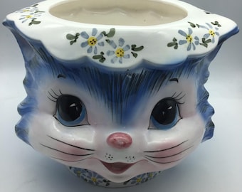 Lefton Miss Priss Cat Teapot - Etsy Denmark