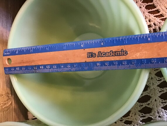 ヴィンテージ ファイヤーキング ジェダイト スワールボウル