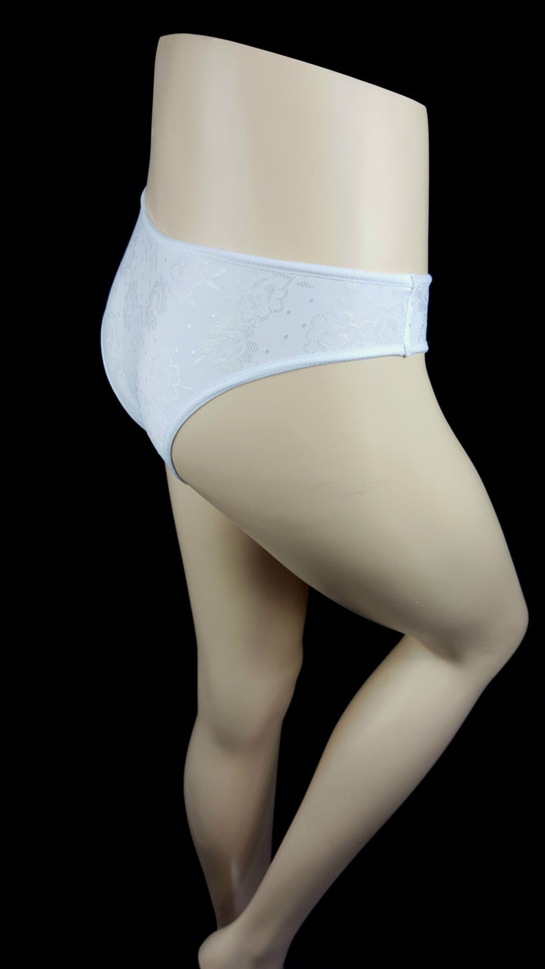 Lingerie gifts for her comfy knickers printed underwear women/'s clothing by RedWings white panties
