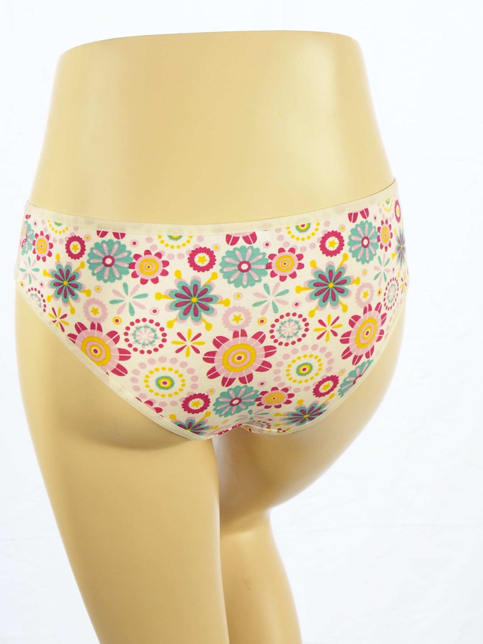 Floral panties cotton lingerie cotton panties cute Etsy