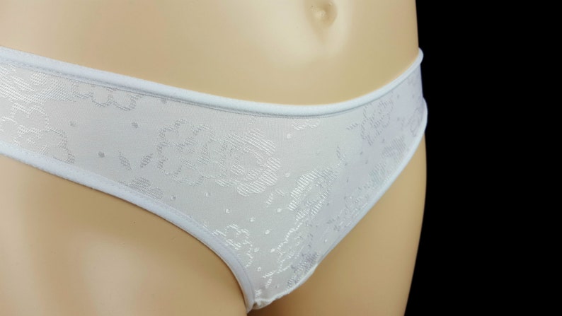 Lingerie gifts for her comfy knickers printed underwear women/'s clothing by RedWings white panties