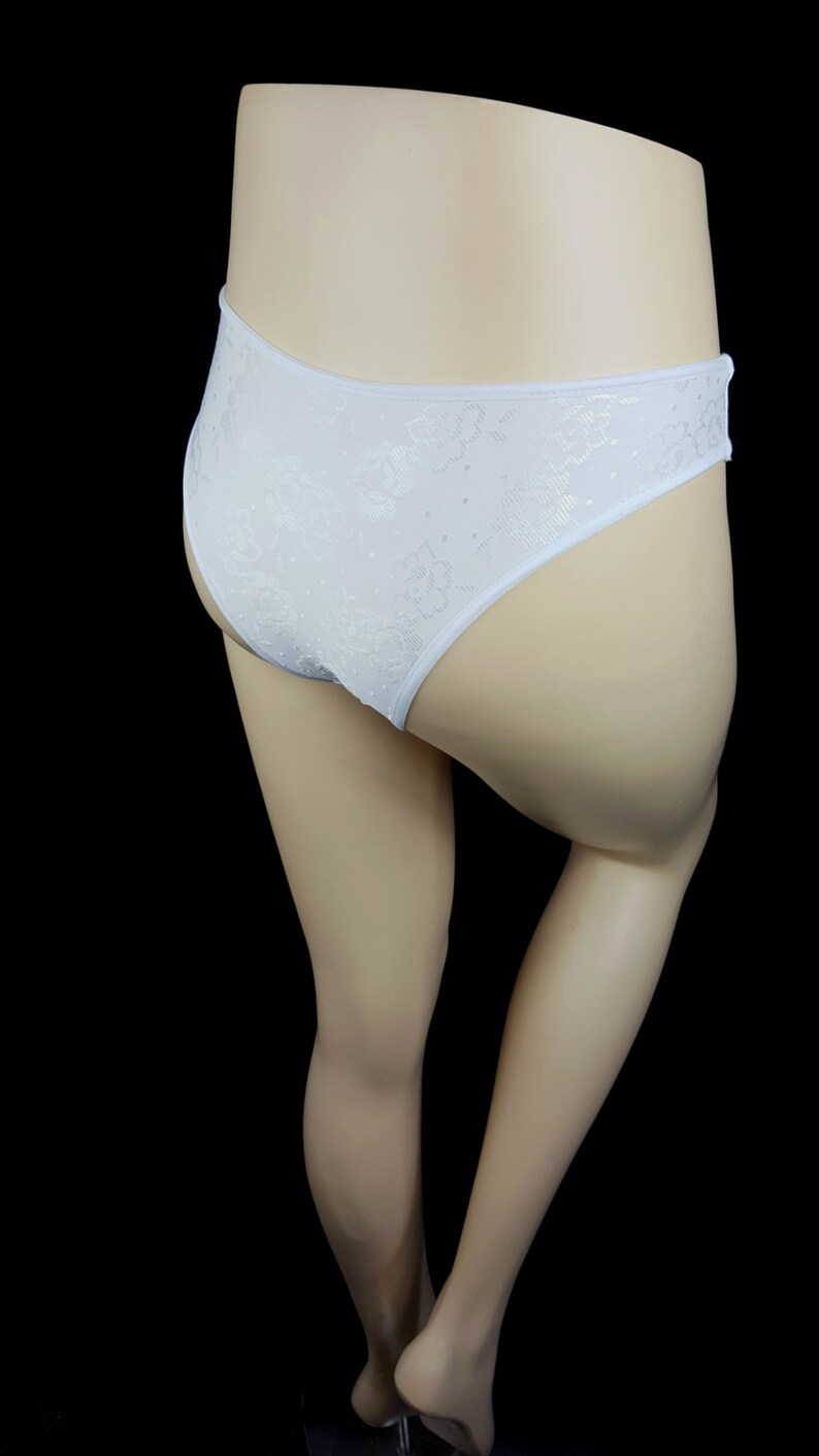 Lingerie gifts for her comfy knickers printed underwear women/'s clothing by RedWings white panties